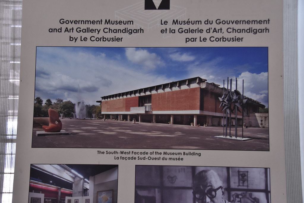 The museum is another of Le Corbusier's creations